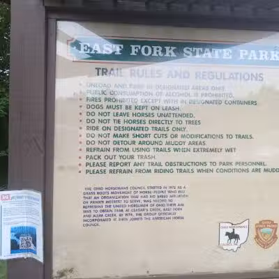 East Fork Lake State Park Bridle Trail Parking - Batavia, OH
