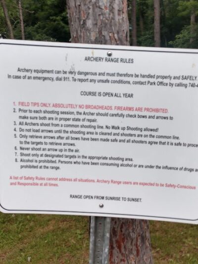 Blue Rock State Park Archery Range - Blue Rock, OH