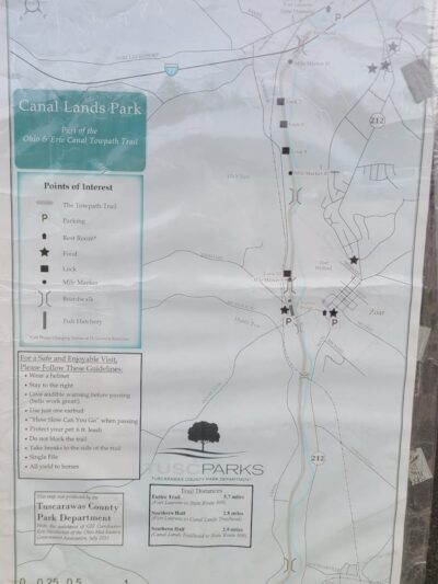 Canal Lands Trailhead Parking - Dover, OH