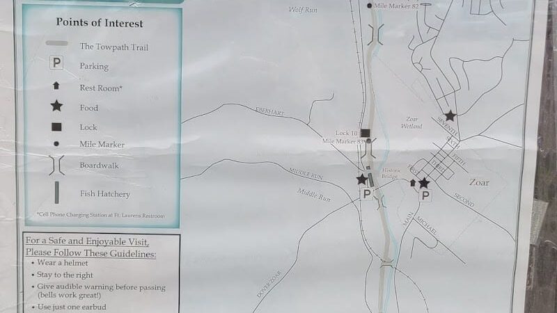 Canal Lands Trailhead Parking - Dover, OH