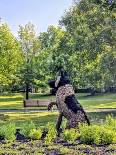 Dog Statues park - Dublin, OH