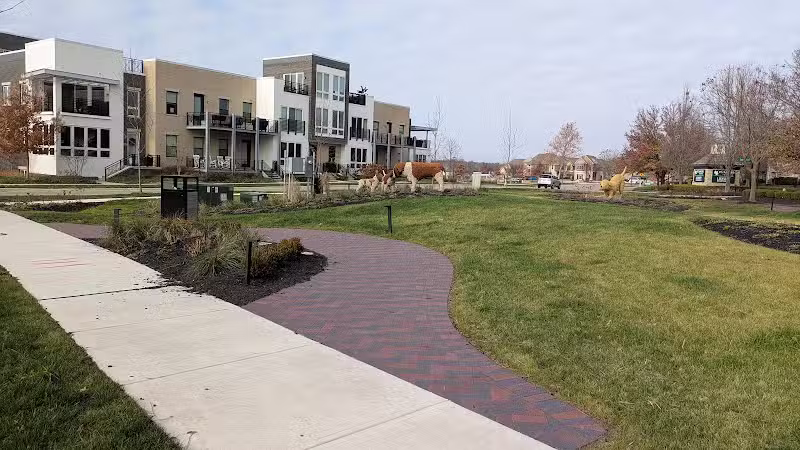 Dog Statues park - Dublin, OH