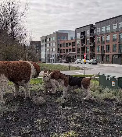 Dog Statues park - Dublin, OH