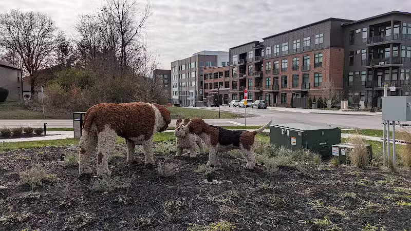 Dog Statues park - Dublin, OH