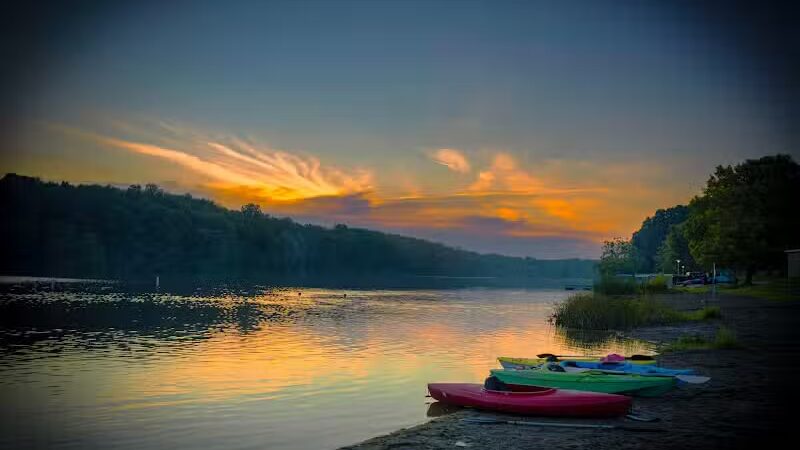 Burr Oak State Park Beach - Glouster, OH
