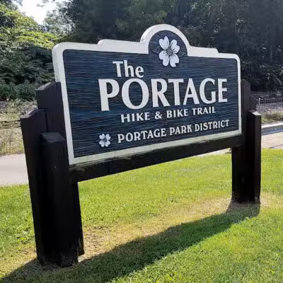 The Portage Hike & Bike Trail - Lake Rockwell Trailhead - Kent, OH