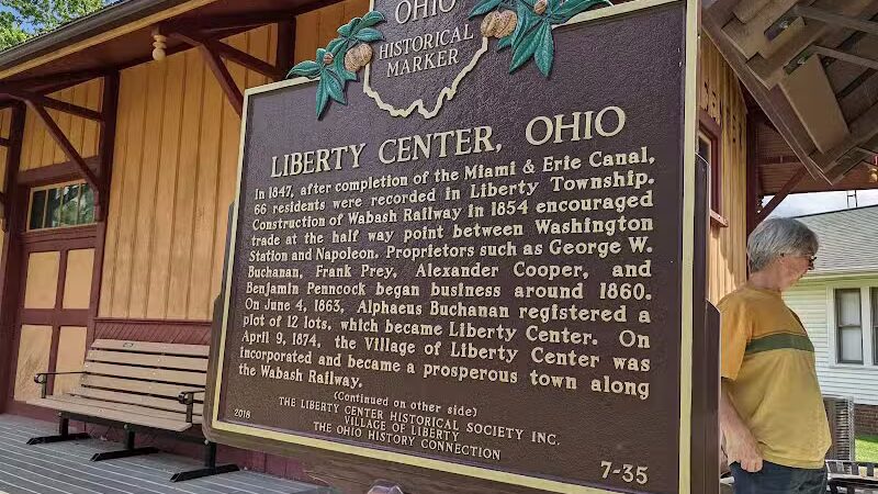 Wabash Cannonball Trailhead @ Liberty Center Train Station - Liberty Center, OH