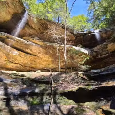 Chapel Cave Trail Head and Rappelling Area Parking - Logan, OH