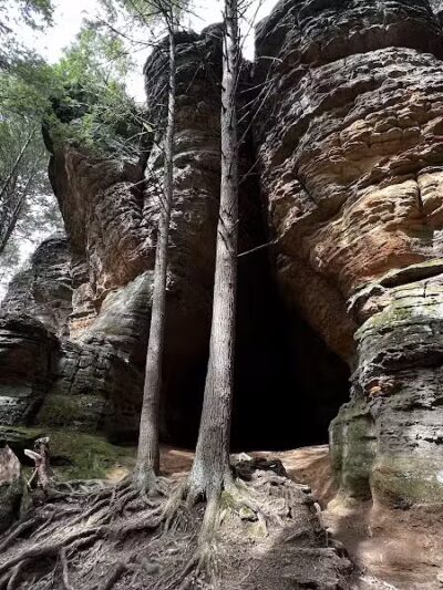 Chapel Cave Trail Head and Rappelling Area Parking - Logan, OH