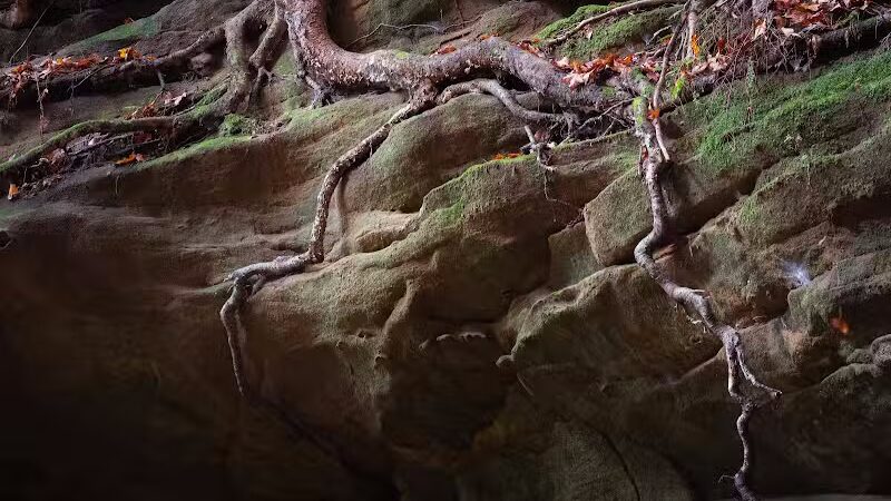 Chapel Cave Trail Head and Rappelling Area Parking - Logan, OH