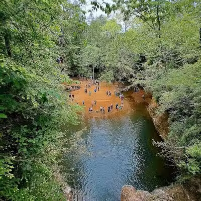 Whispering Cave Trail Head -2 Visitor Center Start - Logan, OH