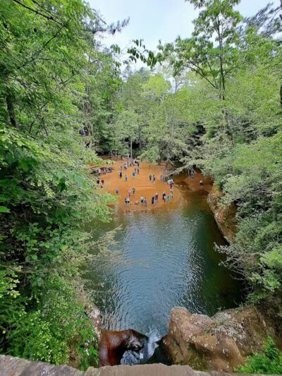 Whispering Cave Trail Head -2 Visitor Center Start - Logan, OH