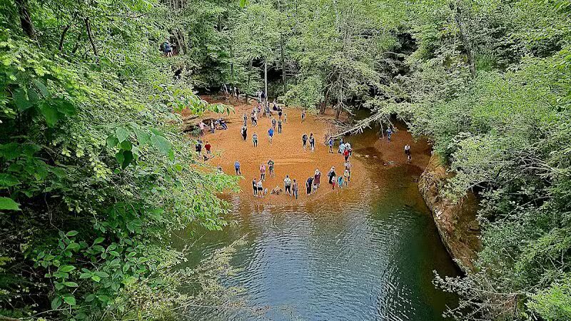 Whispering Cave Trail Head -2 Visitor Center Start - Logan, OH