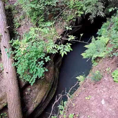 Whispering Cave Trail Head -2 Visitor Center Start - Logan, OH