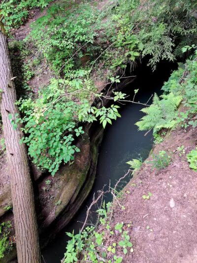 Whispering Cave Trail Head -2 Visitor Center Start - Logan, OH