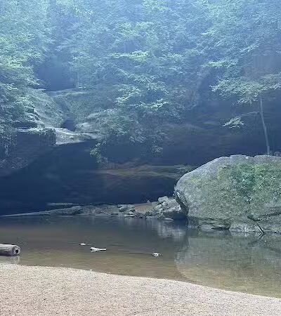 Whispering Cave Trail Head -2 Visitor Center Start - Logan, OH