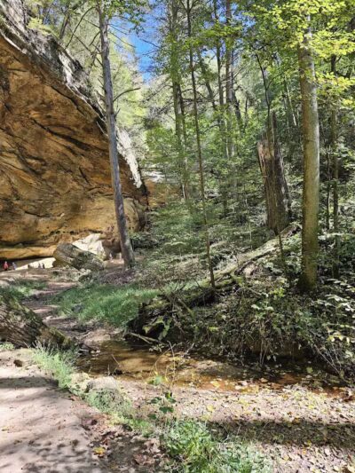 Whispering Cave Trail Head -2 Visitor Center Start - Logan, OH