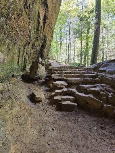 Whispering Cave Trail Head -2 Visitor Center Start - Logan, OH