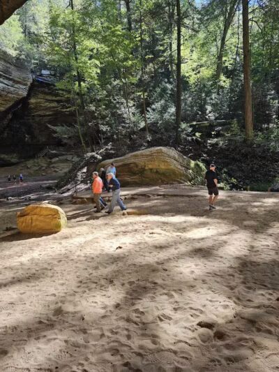 Whispering Cave Trail Head -2 Visitor Center Start - Logan, OH