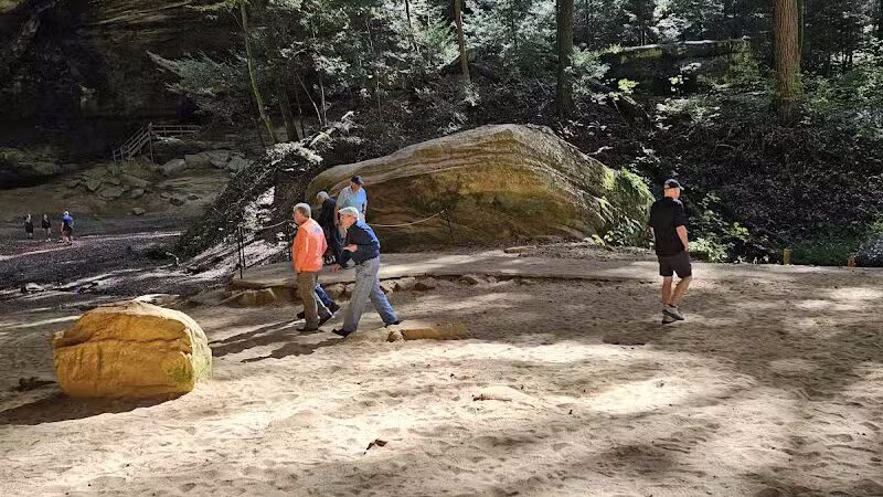 Whispering Cave Trail Head -2 Visitor Center Start - Logan, OH