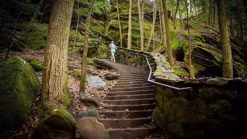 Whispering Cave Trail Head - Logan, OH