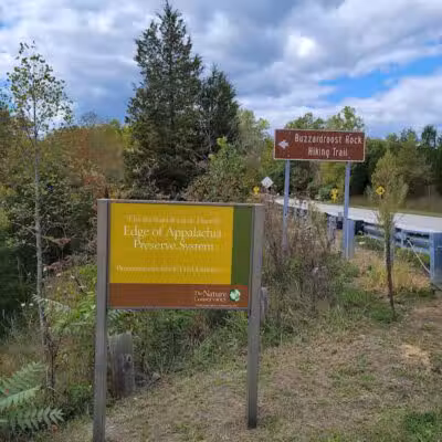 Edge of Appalachia Preserve - Buzzardroost Rock Trailhead - Lynx, OH
