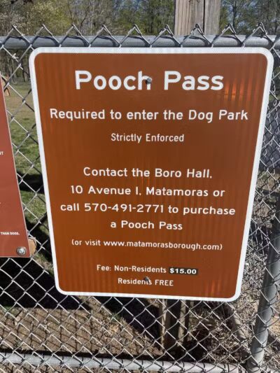 Matamoras Dog Park - Matamoras, PA