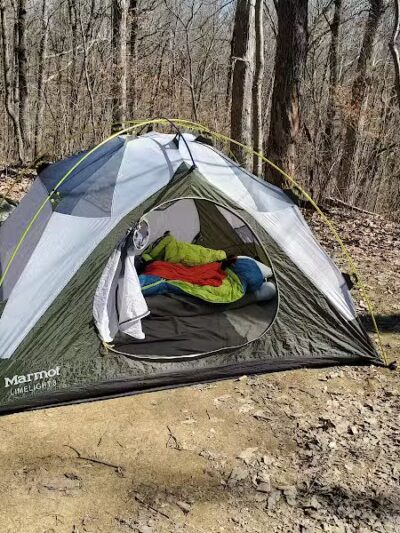 Zaleski State Forest Backpack Trailhead Parking: Selinde Roosenburg Memorial Backpack Trail - McArthur, OH