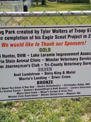 Lake Loramie Dog Park - Minster, OH