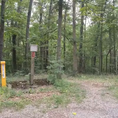 Lake Hope Grouse Pt. Mountain Bike Trailhead - New Plymouth, OH
