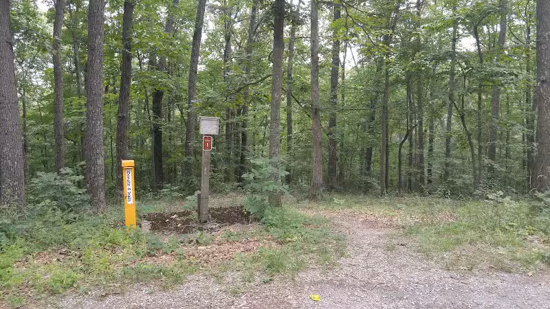 Lake Hope Grouse Pt. Mountain Bike Trailhead - New Plymouth, OH