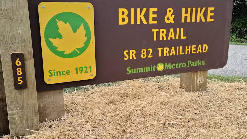 Bike & Hike Route 82 Trailhead Parking - Northfield, OH