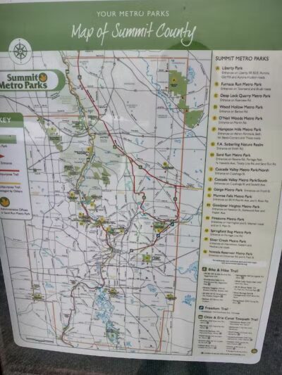Bike & Hike Route 82 Trailhead Parking - Northfield, OH