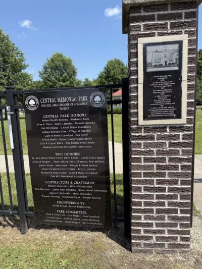 Central Memorial Park - Oak Hill, OH