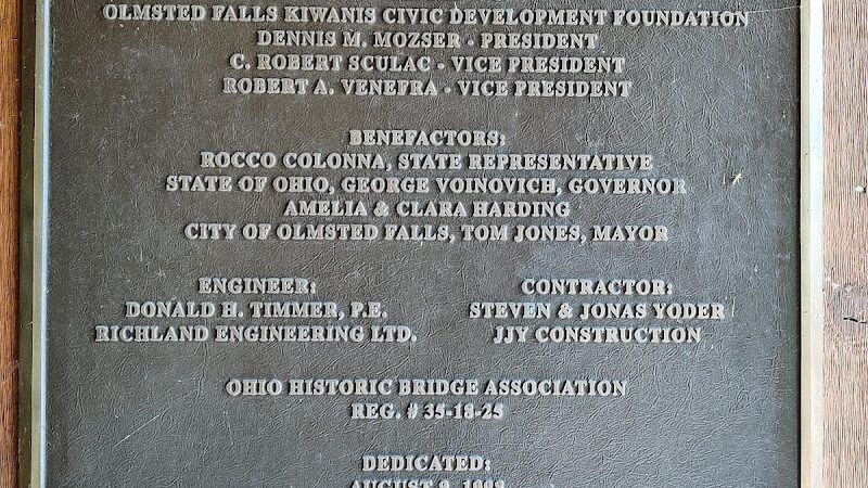 The Dan Waugh nature trail - Olmsted Falls, OH