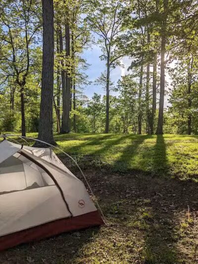 Lake Vesuvius Iron Ridge campground Site 33 - Pedro, OH