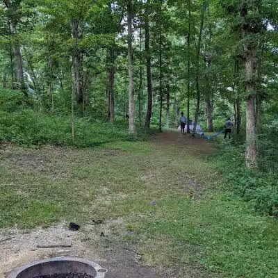 Lake Vesuvius Iron Ridge campground Site 33 - Pedro, OH
