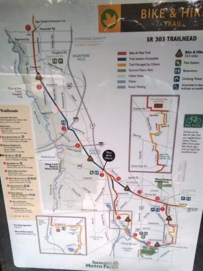 Bike and Hike Trailhead - Peninsula, OH