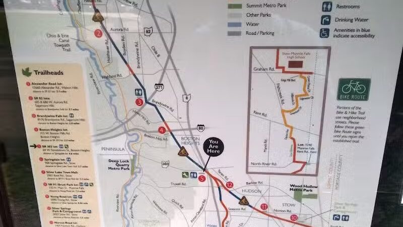 Bike and Hike Trailhead - Peninsula, OH