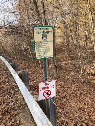 Hogback Trails Parking Area and Trailhead - Sunbury, OH