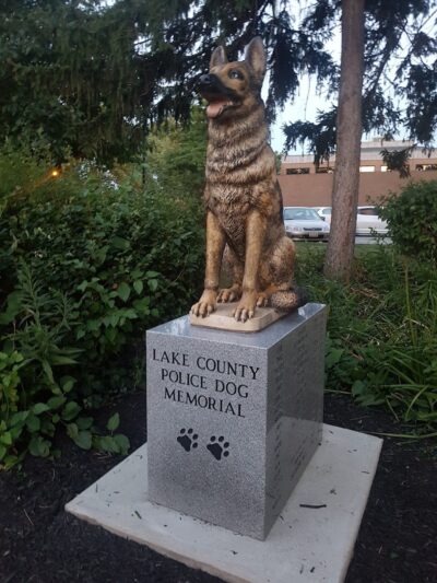 Lake County Police Dog Memorial - Willowick, OH