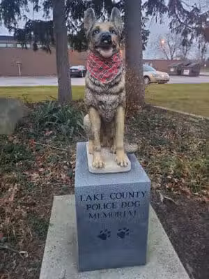 Lake County Police Dog Memorial - Willowick, OH