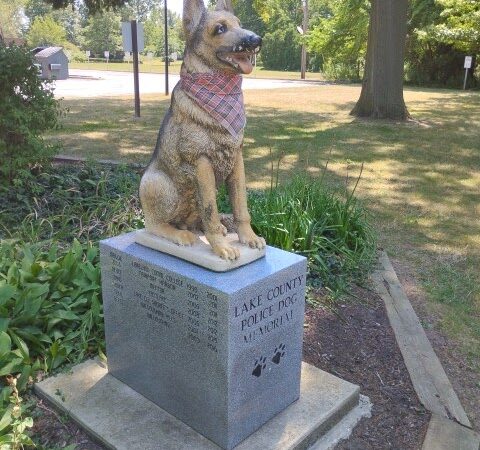 Lake County Police Dog Memorial - Willowick, OH