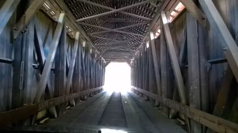 Historic Hune Covered Bridge Campground - Wingett Run, OH