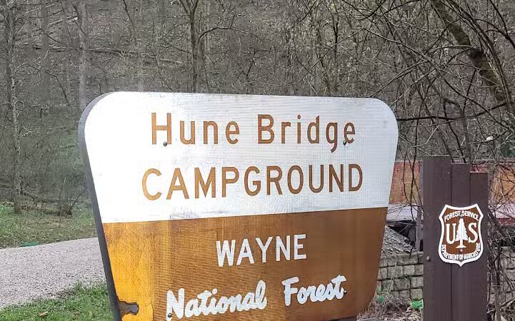 Historic Hune Covered Bridge Campground - Wingett Run, OH