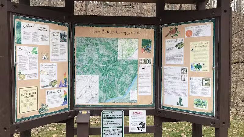 Historic Hune Covered Bridge Campground - Wingett Run, OH