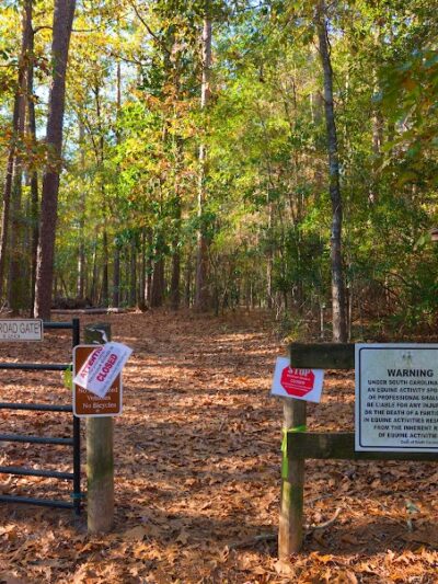 Hitchcock Woods: Clark Road Entrance - Aiken, SC