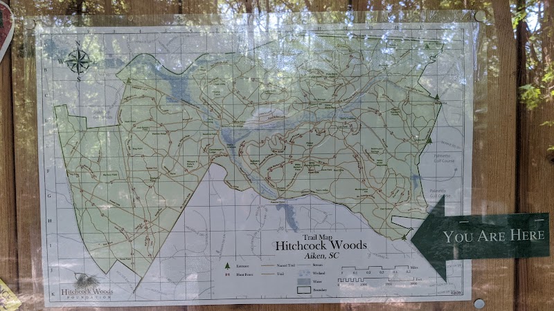 Hitchcock Woods: Clark Road Entrance - Aiken, SC