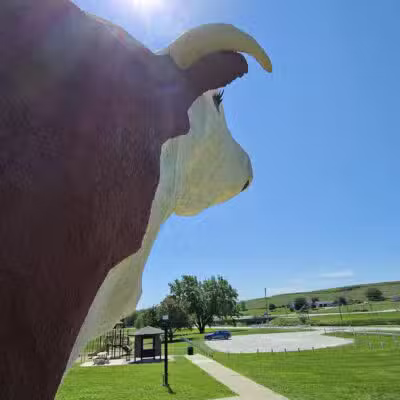 Albert the Bull Park: World's Largest Bull - Audubon, IA