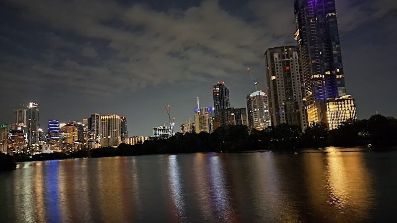 Dog Launch at Vic Mathias Shores - Austin, TX